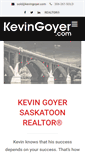 Mobile Screenshot of kevingoyer.com